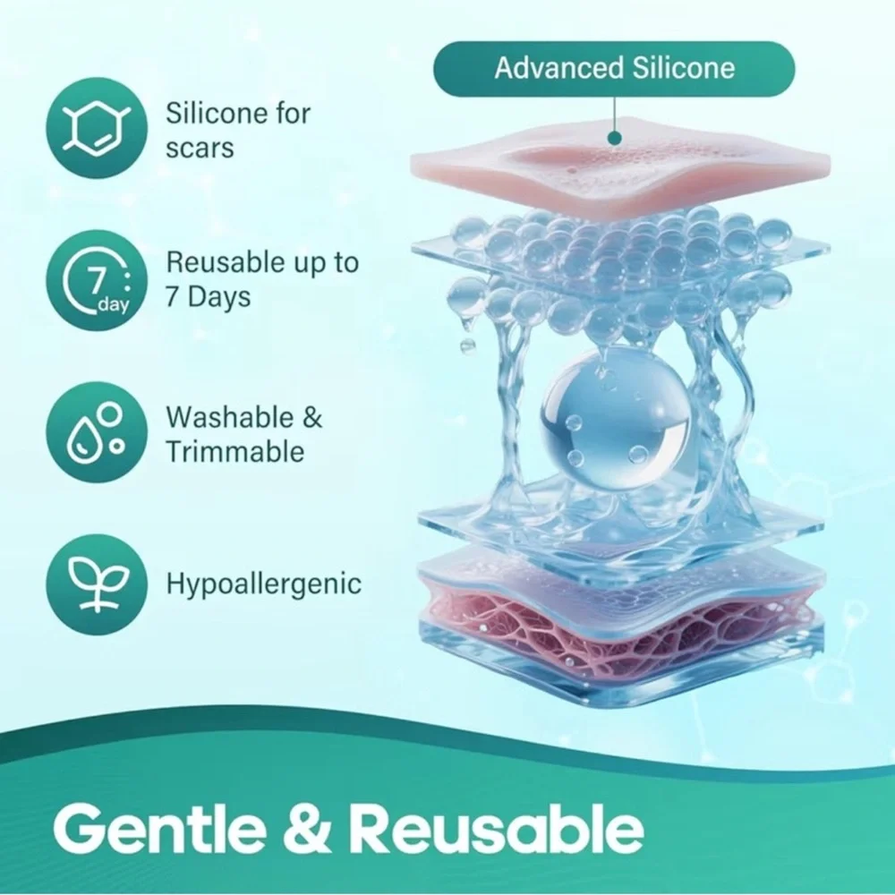 Silicone Gel patch Scar removal tape